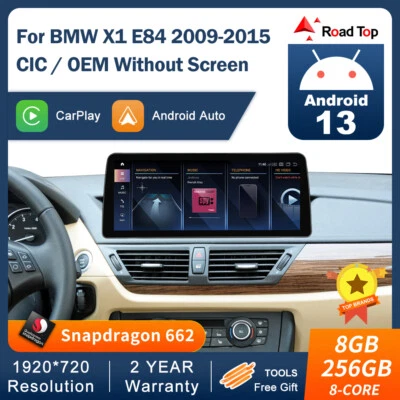 For BMW X1 E84 2009-2015 Android 13 Auto GPS Touch Screen Wireless Carplay 8+256 - Image 1 of 4