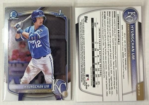 2025 Bowman Chrome Prospects BCP-119 Hyungchan Um, Kansas City Royals - Picture 1 of 1