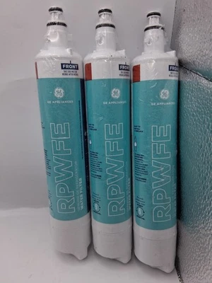 3 Packs GE Genuine Refrigerator Water Filter RPWFE W/RFID Chip New No Box - Image 1 of 3