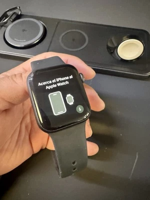 Apple Watch Series 5 40mm Space Gray Aluminium Case with Black Sport Band  - Image 1 of 4