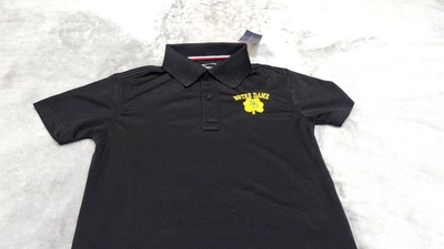 Tommy Hilfiger Boys Size Small Black Notre Dame Polo Shirt NWT - Image 1 of 4