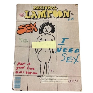 National Lampoon Magazin Juli 1977 Vintage Ausgabe mit Werbung & Humor Sammlerstück - Bild 1 von 5