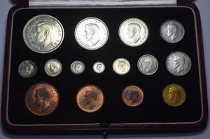 1937 Proof Set - George VI British Coins - Bild 1 von 7