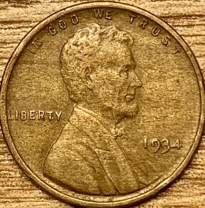 1934 Wheat Penny “Woody” Improper Alloy Mix Error - Picture 1 of 11