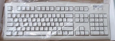 VINTAGE HP HEWLETT PACKARD PS/2 WINDOWS KEYBOARD MODEL: SK-2502 RM0-KBRK - Image 1 of 4