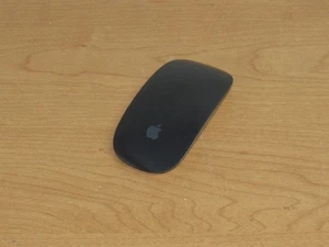 BROKEN Apple Wireless Bluetooth Magic Mouse 2 Black A1657  - FOR PARTS OR REPAIR - Picture 1 of 7