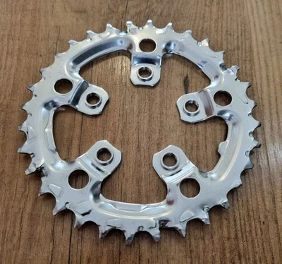 Retro Shimano IG K-32 WD1 (32T) Chainring In Silver USED - Image 1 of 4