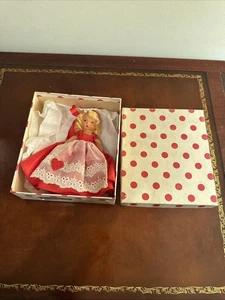 E2 Nancy Ann Doll Queen Of Hearts 157 Bisque Storybook Doll - Bild 1 von 8