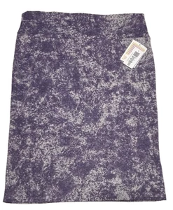 LuLaRoe Mujer Falda Talla XL Cassie Púrpura Gris Texturizado Tie Dye Lápiz Nueva con Etiquetas - Imagen 1 de 4