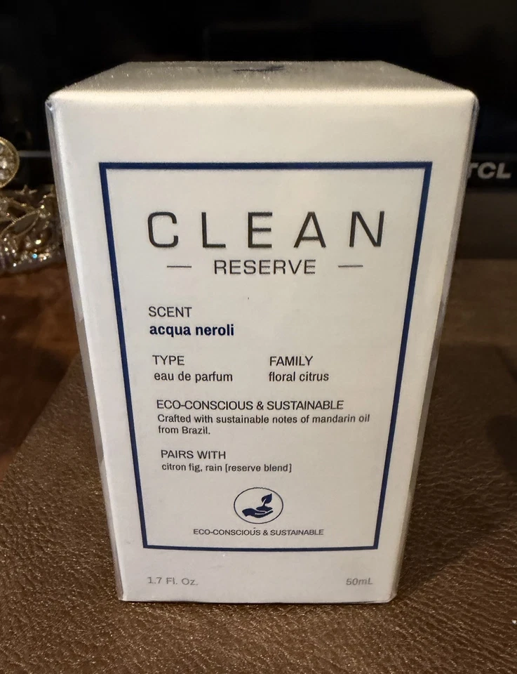 Clean Reserve Acqua Neroli Eau de Parfum 1,7 oz / 50 ml ¡Nuevo!  Foto 1 de 4