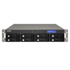Qnap TS-859U-RP Nas Motherboard RAM 1 GB HDD 4X 500 GB with Power Supply 2U - Picture 1 of 6