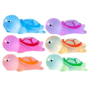 6pcs Luminous Tortoise Ornaments for Unique Desktop and Fairy Garden Decor - Picture 1 of 19