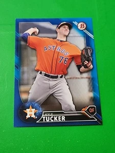 Kyle Tucker 2016 Bowman Entwurf blaues Papier parallel 114/150 Houston Astros - Bild 1 von 6