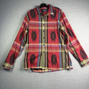 Vintage Polo Ralph Lauren Men's XL Button-Up Shirt Aztec Southwestern Western - Picture 1 of 11