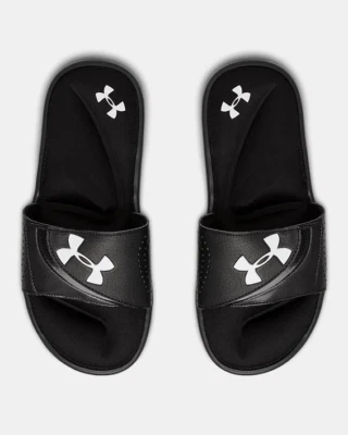 Under Armour Ignite VI Toboganes Playa Piscina UA Negro Niños Jóvenes Talla 1Y 3022728-001 Foto 1 de 4