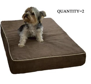 Cantidad = 2 ESPUMA VISCOELÁSTICA ortopédica duradera impermeable almohadilla para mascotas perro cama tamaño S/M - Imagen 1 de 6