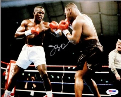 James "Buster" Douglas Signed Boxing 8x10 inch Photo vs Mike Tyson + PSA/DNA COA - Image 1 of 2