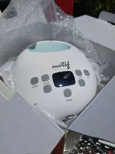 Nursing/Breast Pump MOTIF LUNA Dbl Electric Massage Mode Timer Light NOB/READ! - Picture 1 of 12