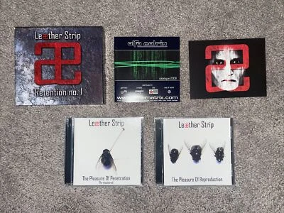 Leaether Strip Retention No. 1 CD Box Set Pleasure Of Penetration Reproduction - Image 1 of 2