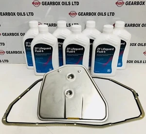 FOR AUDI A6 6 SPEED ZF 6HP19/09L AUTOMATIC GEARBOX FILTER GASKET OIL 7L KIT - Picture 1 of 12