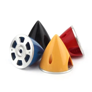 1pc 2"/50.80mm Plastic Prop Spinner blac w/ Aluminum Plate For RC Aircraft - Picture 1 of 17