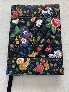 Vera Bradley Retired Rare Tavern On The Green Book Cover Quilted USA - Imagen 1 de 4