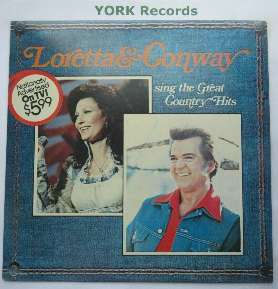 LORETTA LYNN & CONWAY TWITTY - Sing The Great Country Hits - Ex Con LP Record - Image 1 of 1
