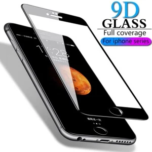 Protector de pantalla vidrio templado 9D cobertura completa para Apple iPhone 6/6S, 6/6S Plus - Imagen 1 de 1