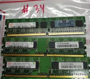 Hynix 1.5GB (3x512MB) 1Rx8PC2-5300U-555-12 RAM MEMORY HYMP564U64CP8-Y5 - Picture 1 of 4