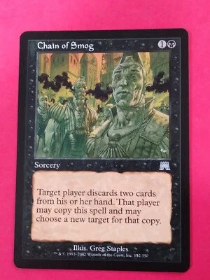 Magic the Gathering 1x CHAIN OF SMOG Onslaught MtG BLACK Uncommon NM Sorcery - Image 1 of 2