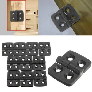 10x Kunststoff Scharnier Anschraubscharnier Türband Beschlag Hinge Scharniere - Bild 1 von 10