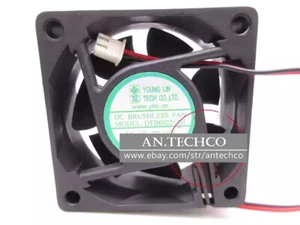 1PC YOUNGLIN DFB602512H 12V 1.6W 6025 6CM 2-wire cooling fan - Bild 1 von 1