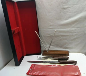 Hoffritz Cutlery Germany Stainless Carving Set Knife Fork Honing Storage Box - Picture 1 of 12