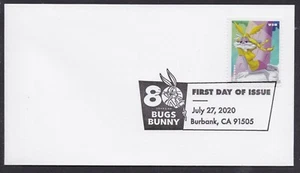 US 5498 Bugs Bunny Opera Diva BWP FDC 2020 - Picture 1 of 1