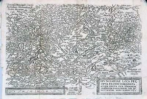 Antike Landkarte, Ungarn - Bild 1 von 1