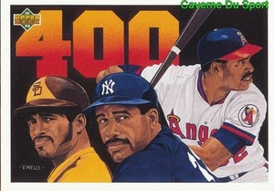 028 WINFIELD'S 400TH NEW YORK YANKEES BASEBALL CARD UPPER DECK 1992 - Picture 1 of 2