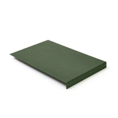 Tappetino Mouse Cuoio Verde cm 20x32 - Struttura Acciaio Proteggi Spigolo - Immagine 1 di 4
