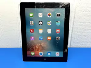 Apple iPad 2 9,7" 32GB Nero A1396 Wi-Fi Cellular MD066LL/A - Vetro rotto - Foto 1 di 5