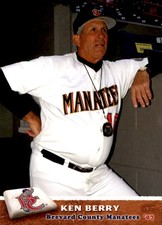 2007 Brevard County Manatees Grandstand #4 Ken Berry Hitting Coach Baseball Card