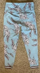 Leggings de yoga Free People fp movimiento pluma serena azul marrón, medianos - Imagen 1 de 6