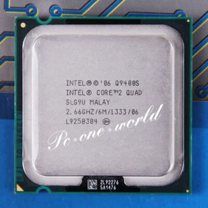 100% OK SLG9U Intel Core 2 Quad Q9400S 2.66 GHz Dual-Core Processor CPU LGA 775 - Picture 1 of 2