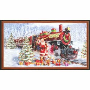 Santa's Night Out Christmas Panel 100% Cotton Quilting Fabric - Picture 1 of 1