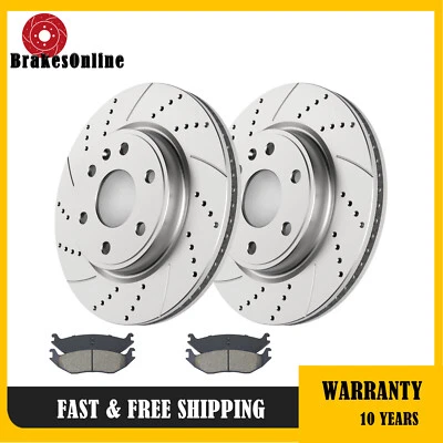 Rotores de freno delanteros pastillas aptos para frenos Saturn Outlook GMC Acadia Buick Enclave Foto 1 de 4