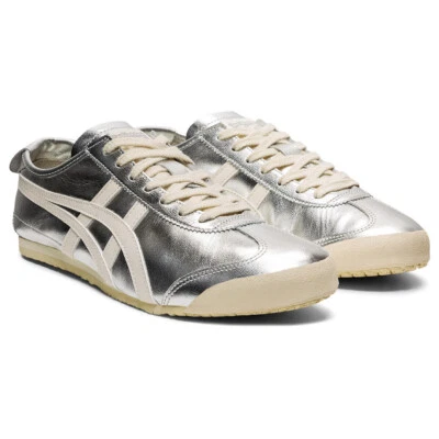 New Onitsuka Tiger Mexico 66 Silver White Unisex Sneaker 1183B566-021