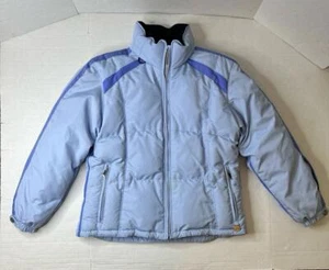 Neyelle Light Blue Multi-Pocket Puffer Coat - Size Large - Picture 1 of 10