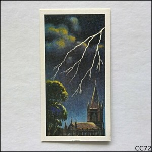 Ching Do You Know #19 What causes Lightning 1962 Cigarette Card (CC72)
