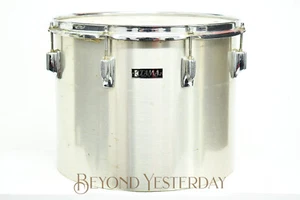 VINTAGE: TAMA 1970's CONCERT TOM DRUM with MOUNT - 14" x 12" - SILVER - JAPAN - Picture 1 of 12