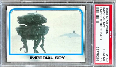 1980 Star Wars Imperial Spy #150 PSA 10 GEM MINT (RARE: Population 25) - Image 1 of 2