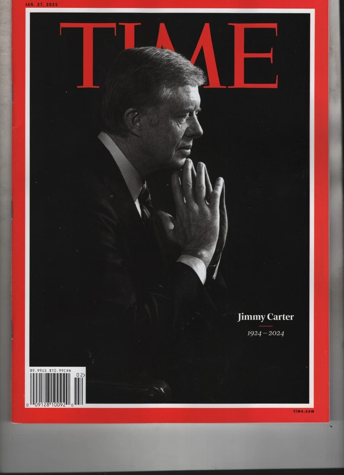 JIMMY CARTER TIME MAGAZINE JANUARY 27 2025 NO LABEL - Image 1 of 1