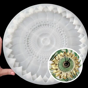 Large SUNFLOWER Silicone Mold AU - Photo 1 sur 13